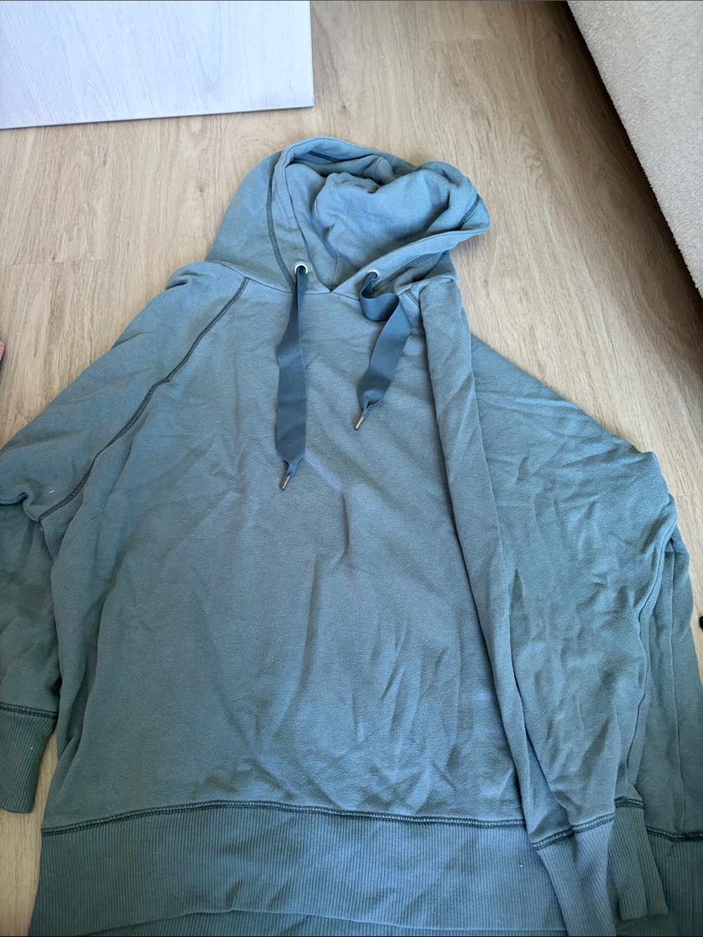 aerie Hooded Sweatshirt - Dusty Teal